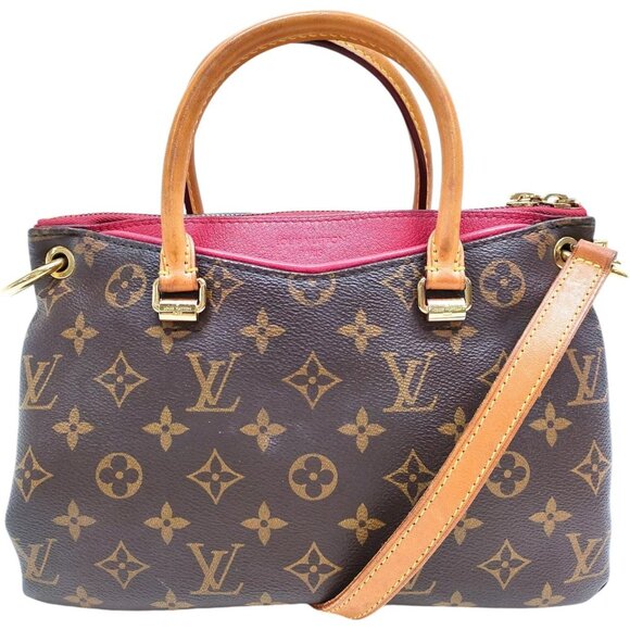 036767AQ (S6) Louis Vuitton Crossbody Bag Pallas BB Brown Monogram - Picture 1 of 12